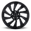 Rtx Alloy Wheel, Varel 18X8 5x112 ET38 CB57.1 SATIN BLACK 507423